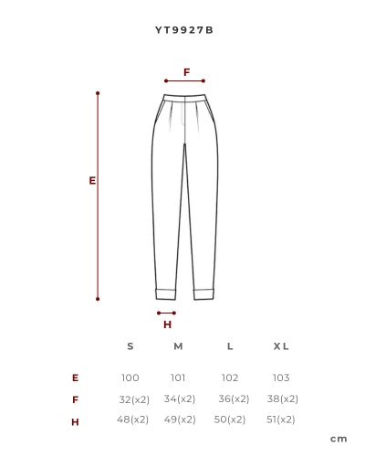 Quần tây ống rộng màu be nhạt - YT9927B